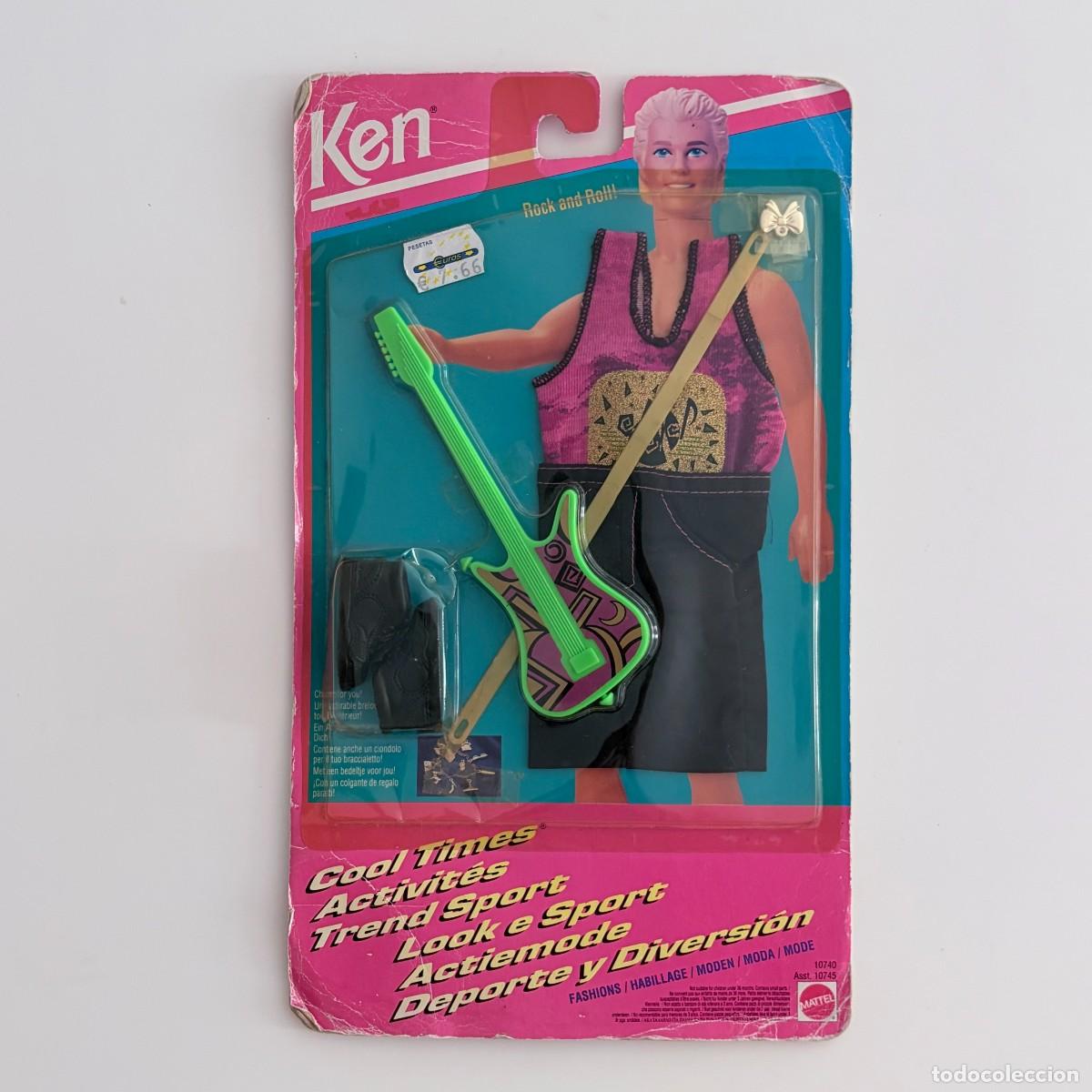 Barbie y Ken: Fashion Pack Rock and Roll Ken Barbie 1993 Mattel clothes new never used genuine