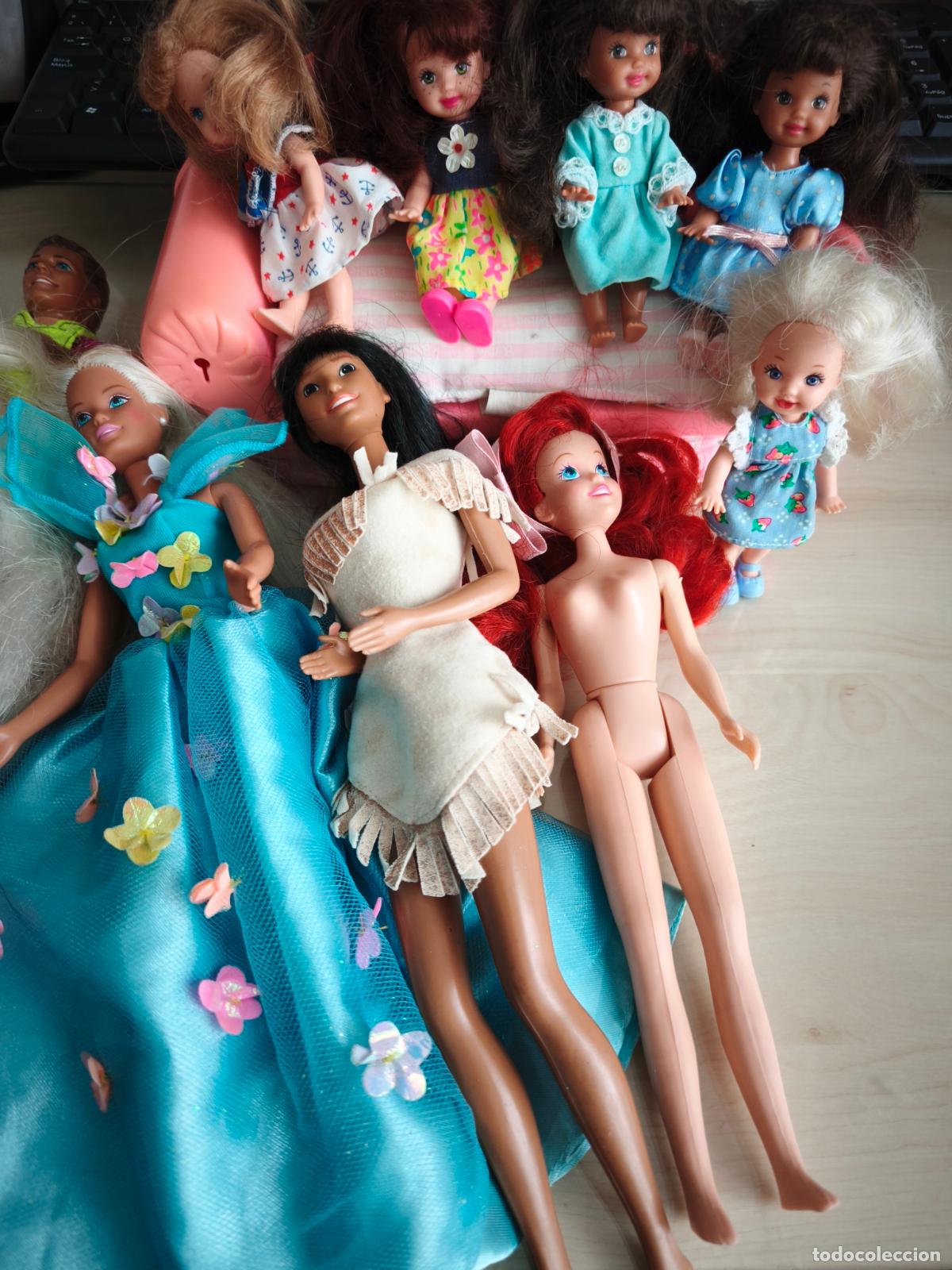 Barbie y Ken: Gran lote de mu&ntilde;ecas de los 80/90 con su ropa. Barbies, Ken, etc. Todo de la misma ni&ntilde;a