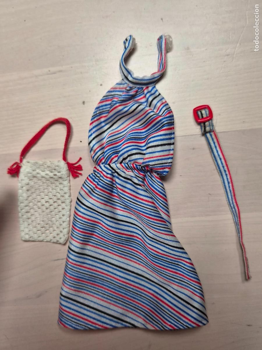 Barbie y Ken: barbie conjunto mediterraneo congost spain espa&ntilde;a con cinturon y bolso