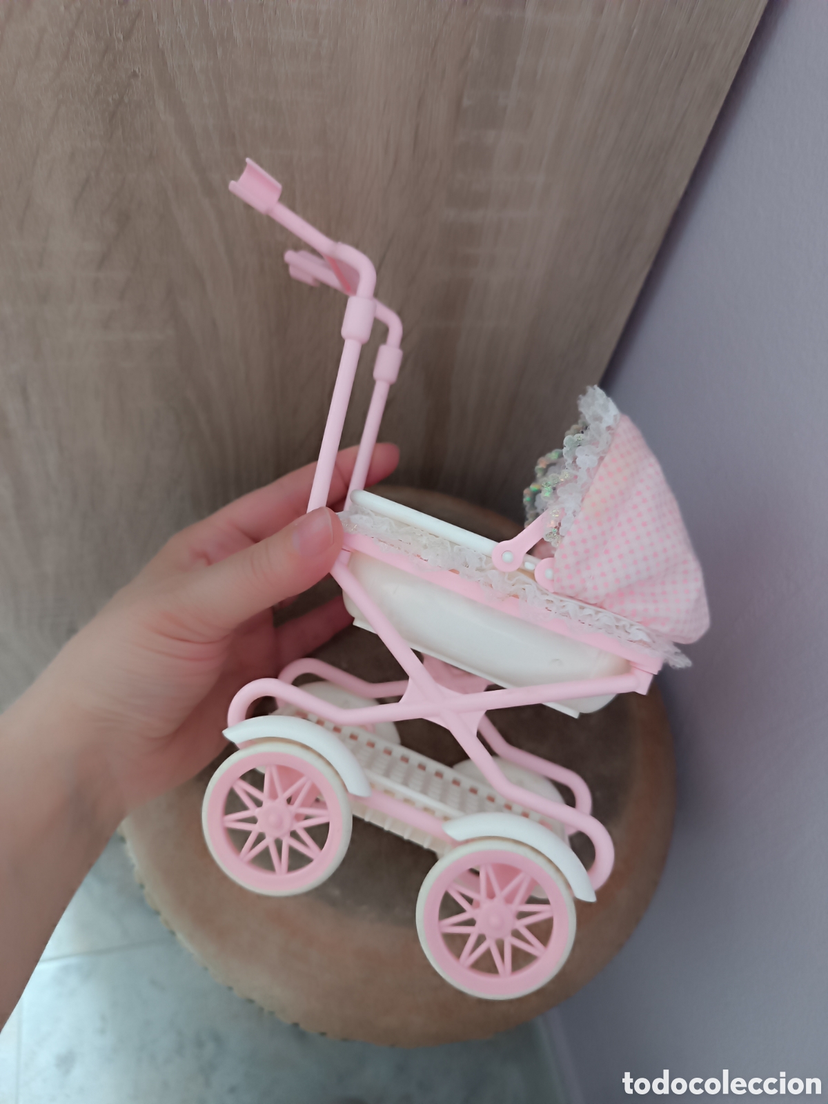 Barbie y Ken: Carrito Barbie rosa y blanco - Foto 6