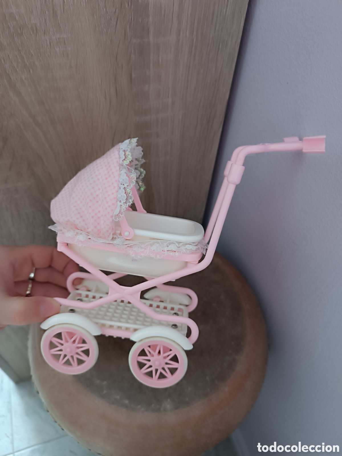 Barbie y Ken: Carrito Barbie rosa y blanco - Foto 7