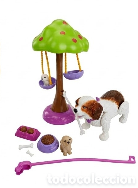 Barbie y Ken: Barbie, Puppy play park, conjunto