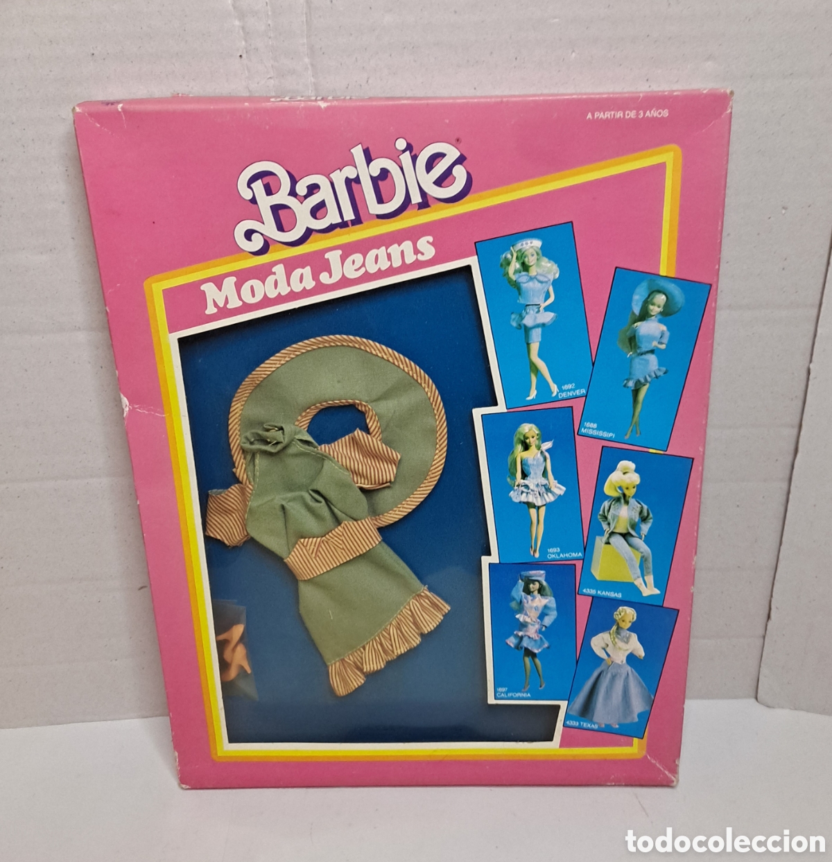 Barbie y Ken: BARBIE MODA JEANS. NUEVO EN CAJA. MATTEL. REF 1688 MISSISSIPI. 1988. CONJUNTO.