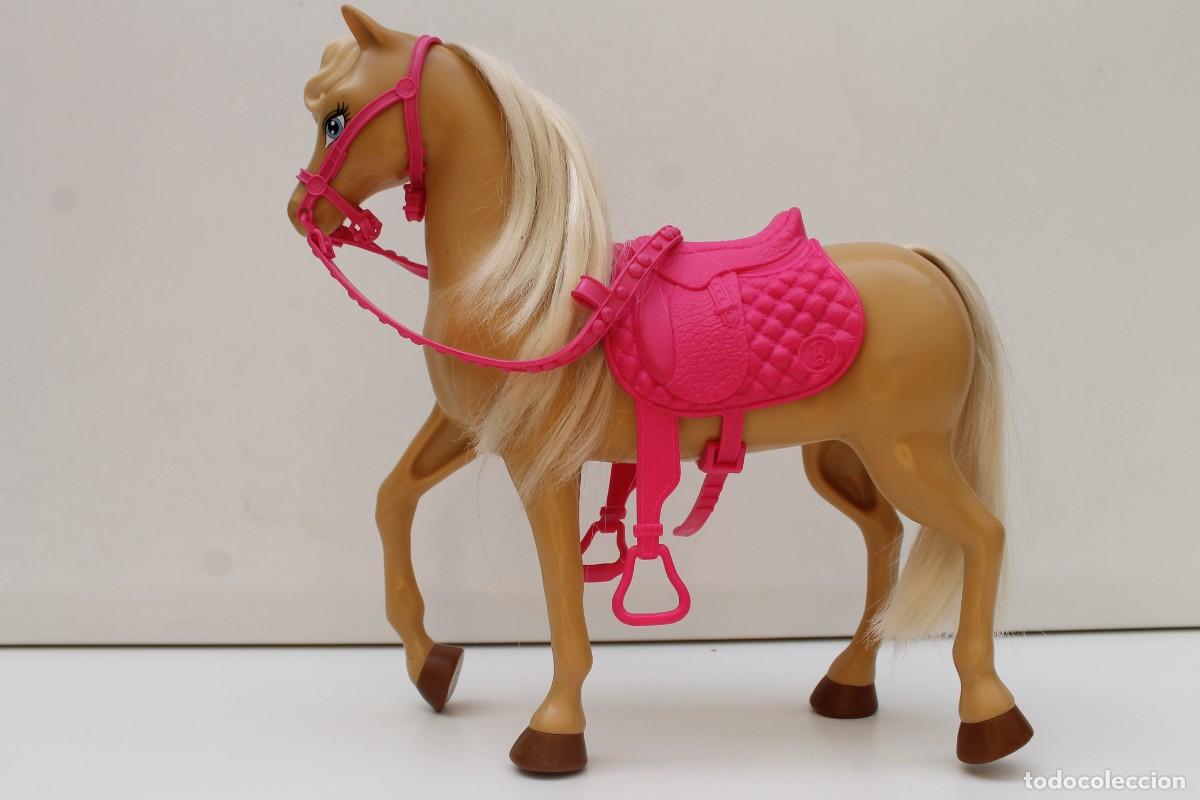 Barbie e Ken: CABALLO BARBIE - RIGIDO - SIN ARTICULAR - CRINES RUBIAS.