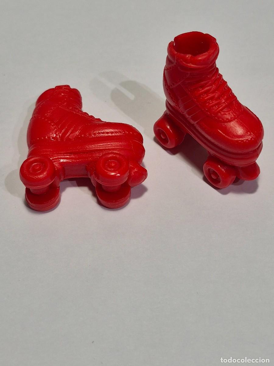 Barbie y Ken: Zapatos patines pie plano barbie fashionista, valido mu&ntilde;eca Blythe