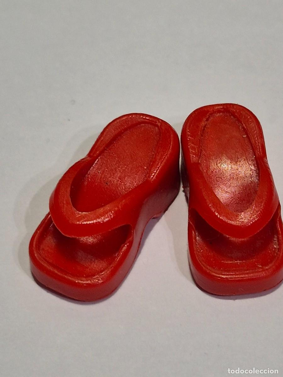 Barbie y Ken: Zapatos, chanclas barbie fashionista pie plano