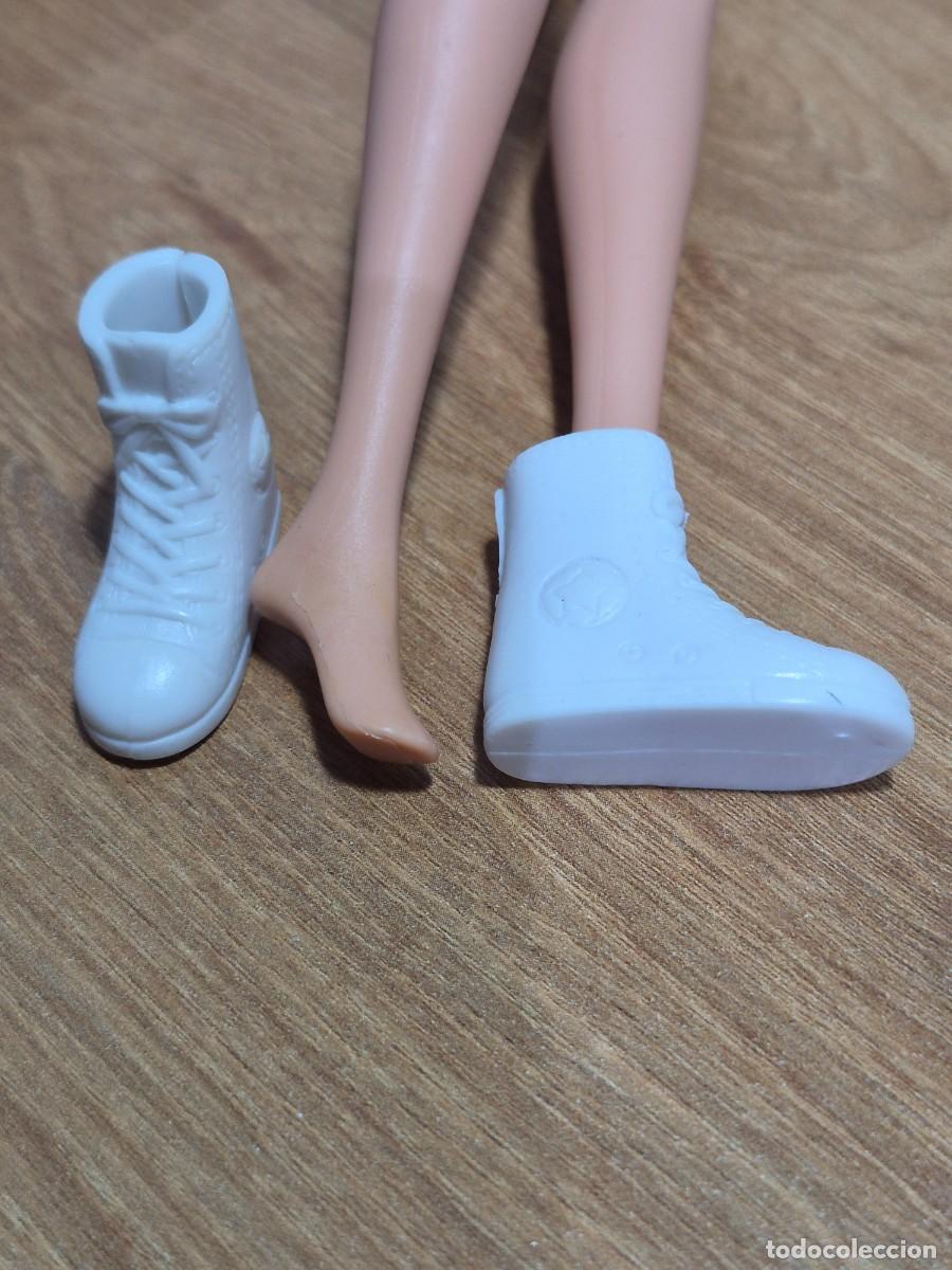 Barbie y Ken: Botas botines barbie mattel blancos