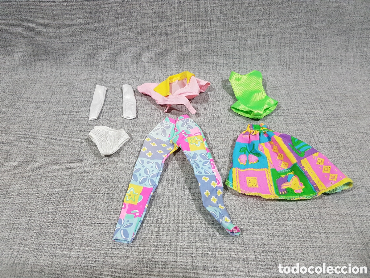 Barbie y Ken: ROPA PARA MU&Ntilde;ECA BARBIE, SINDY O SIMILAR. DESPIECE. PANTAL&Oacute;N, FALTA, BA&Ntilde;ADOR, BLUSA...