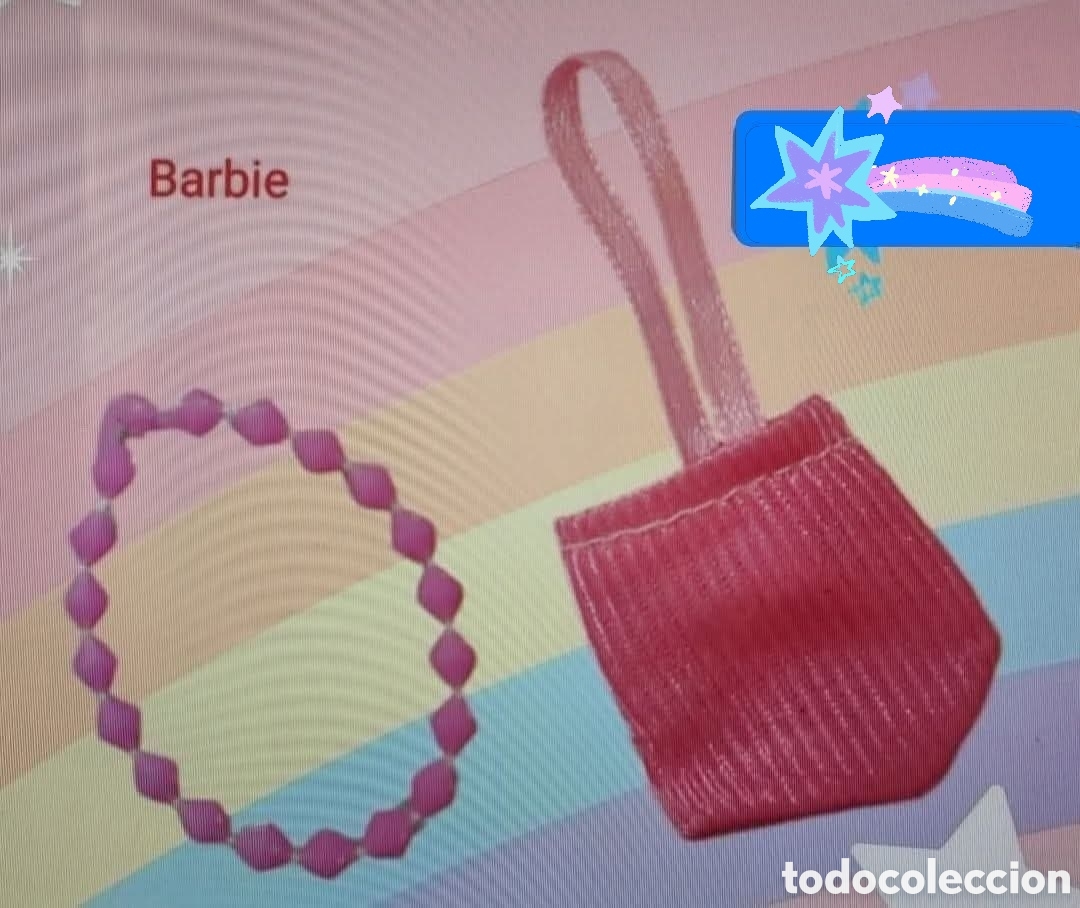 Barbie y Ken: :::: TC44 - BOLSITO Y COLLAR DE BARBIE