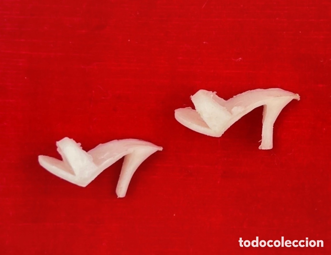 Barbie y Ken: Barbie Zapato vintage blanco de punta abierta