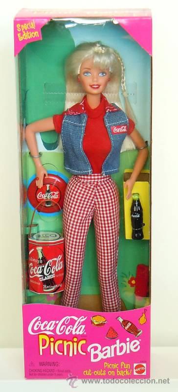 barbie coca cola picnic special edition doll 1997