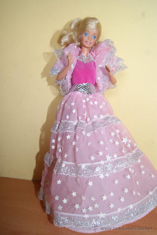 barbie con vestido de estrellas