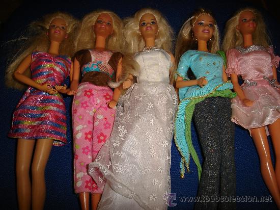 Barbie y Ken: CONJUNTO DE CINCO BARBIES DEL A&Ntilde;O 98, EXCEPTO UNA QUE ES DEL 2003 - Foto 3