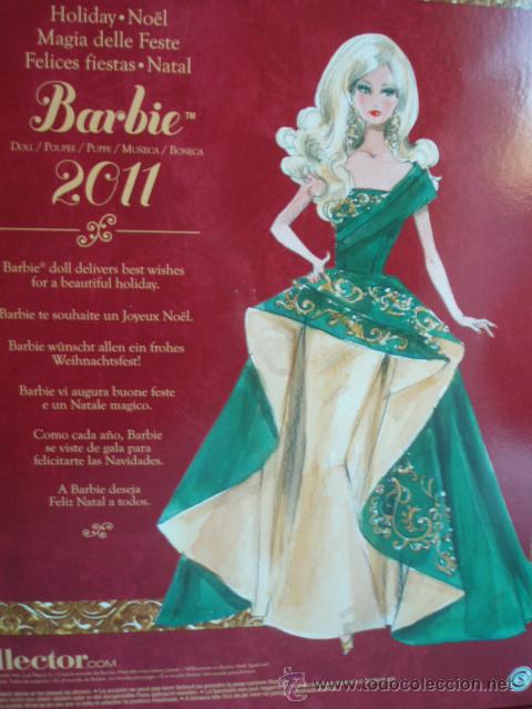 Barbie Collector Holiday Barbie 11 Nueva Sold Through Direct Sale