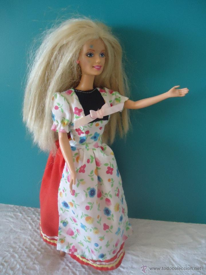 Barbie e Ken: Bonita Mu&ntilde;eca Barbie Mattel en nuca 1998