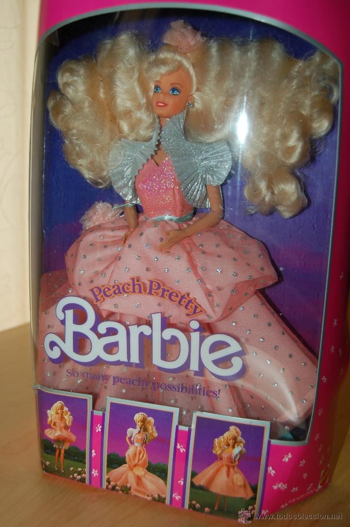 peach pretty barbie 1989