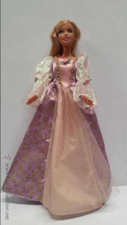 Barbie y Ken: MU&Ntilde;ECA BARBIE CON VESTIDO - - Foto 1