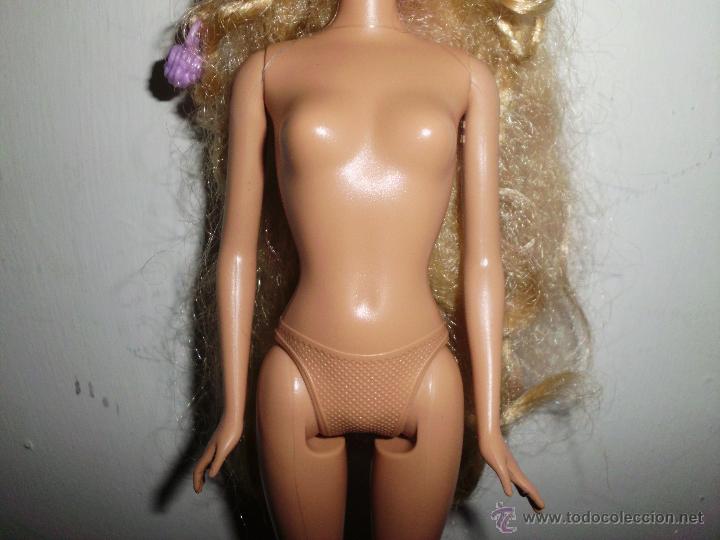 Barbie y Ken: preciosa mu&ntilde;eca barbie rapunzel pfs - Foto 2