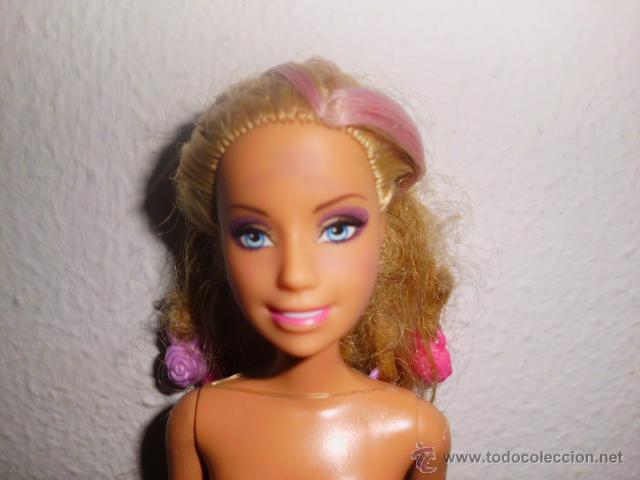 Barbie y Ken: preciosa mu&ntilde;eca barbie rapunzel mattel - Foto 1