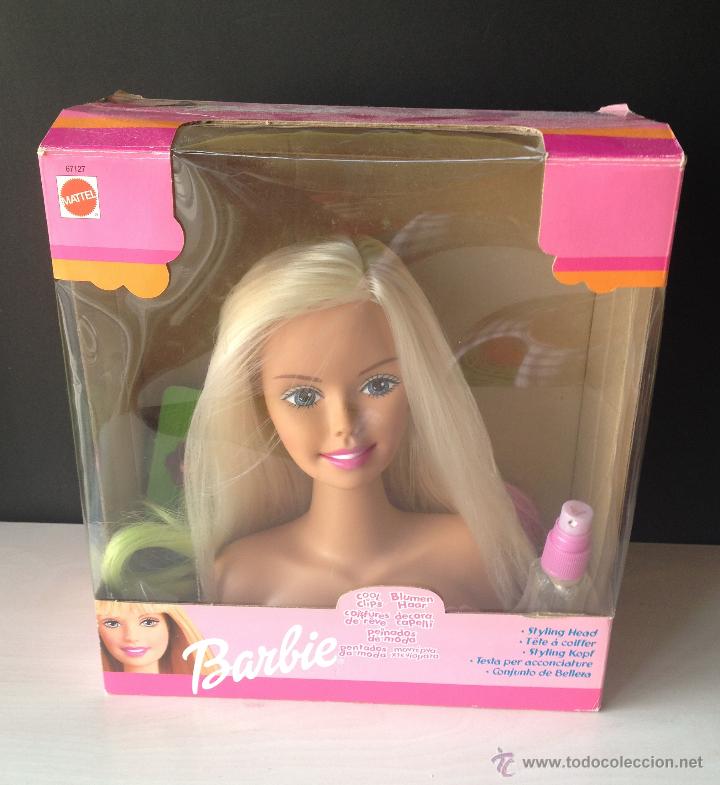 cabeza de la barbie para peinar