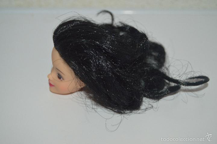 Barbie y Ken: cabeza de mu&ntilde;eca barbie blancanieves disney - Foto 2