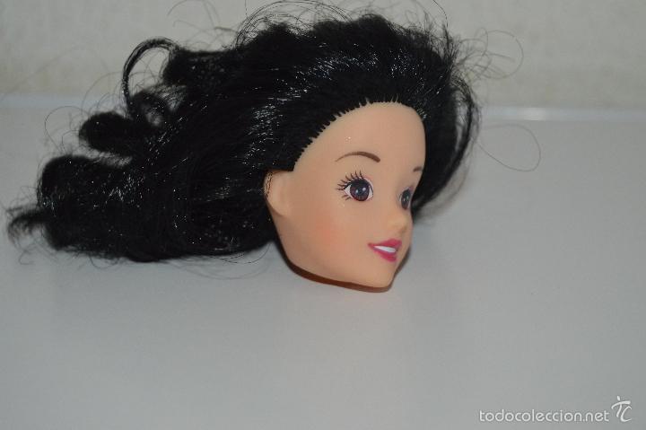 Barbie y Ken: cabeza de mu&ntilde;eca barbie blancanieves disney - Foto 4
