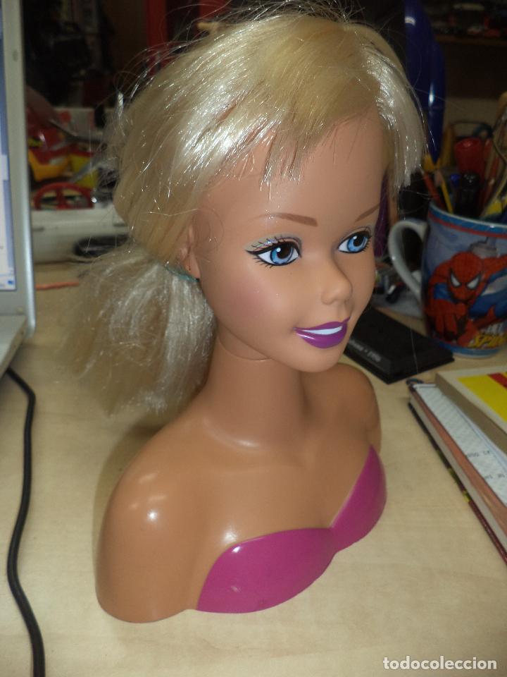 Barbie y Ken: Busto de mu&ntilde;eca Barbie original - Mattel 1996. - Foto 4