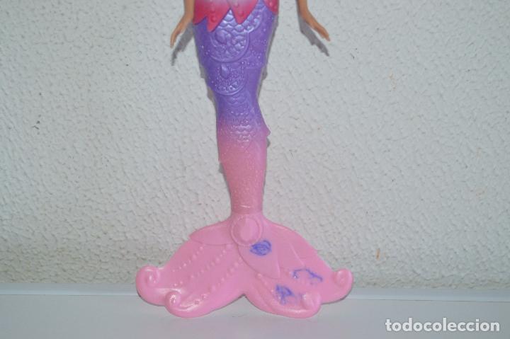 Barbie y Ken: mu&ntilde;eca barbie princesa sirena morena cb1 - Foto 4