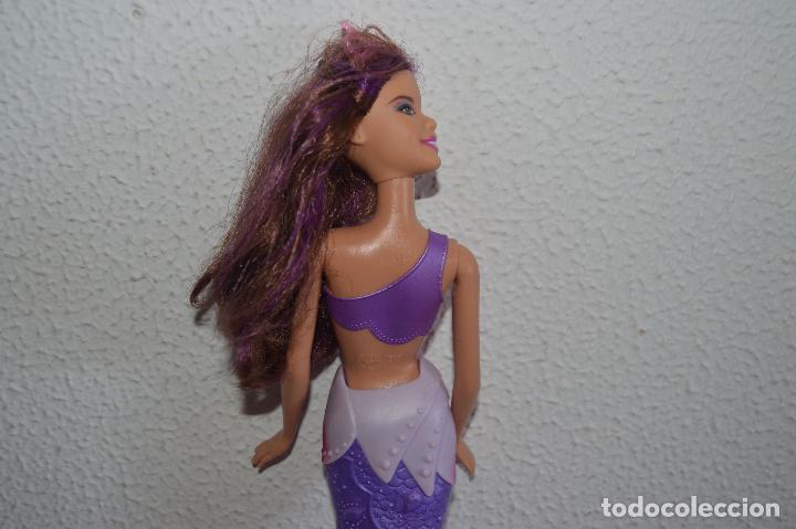 Barbie y Ken: mu&ntilde;eca barbie princesa sirena morena cb1 - Foto 6