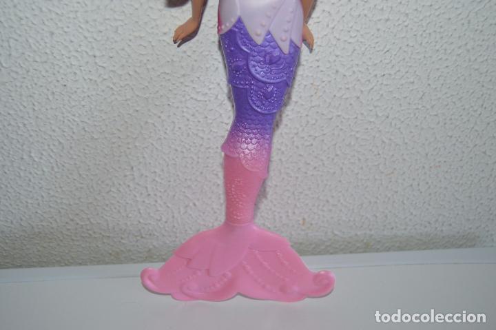 Barbie y Ken: mu&ntilde;eca barbie princesa sirena morena cb1 - Foto 7