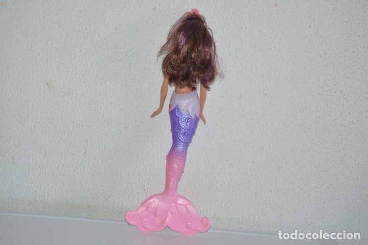 Barbie y Ken: mu&ntilde;eca barbie princesa sirena morena cb1 - Foto 8