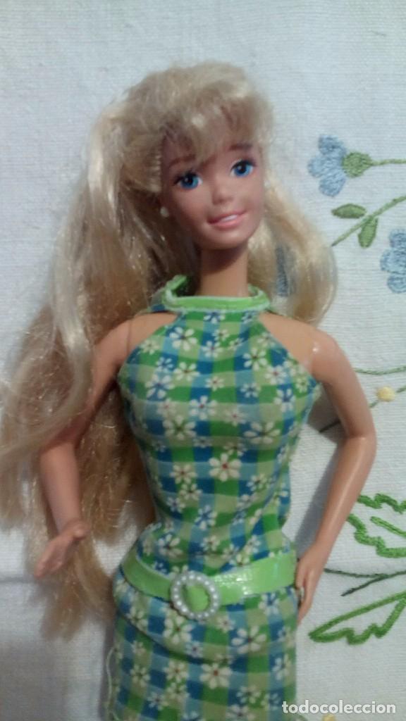 barbie vestido verde