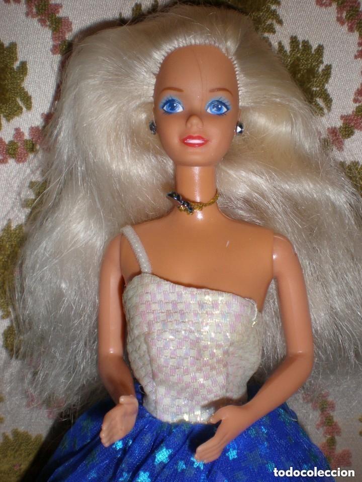 barbie con vestido de estrellas