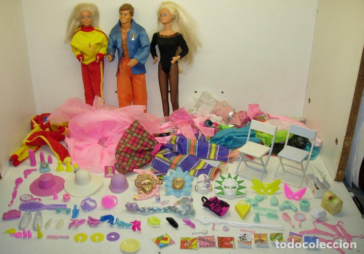 lote muñecas barbie, ken y muchos trajes y acce - Compra venta en  todocoleccion