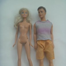 Barbie y Ken: LOTE DE 2 FIGURAS ARTICULADAS DE BARBIE Y KEN. Lote 152534798