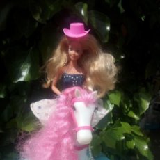Barbie y Ken: BARBIE 1987 ESTILOS DE MATTEL SPAIN CON CABALLO BLANCO DISNEY. Lote 163029858