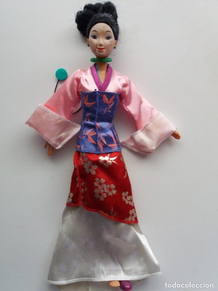 Mattel Barbie Disney Matchmaker Magic Mulan Doll Reversible Corset