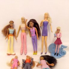 Barbie y Ken: LOTE DE MUÑECAS PEQUEÑAS BARBIE,LA MAYORIA DEL BURGUER KING. Lote 180033238