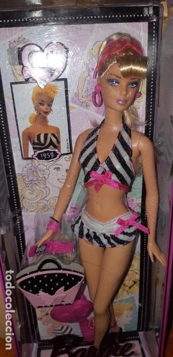 muñeca barbie modelo aniversario 1959 - 2009 - Comprar Muñecas Barbie Ken Antiguas - 193830113