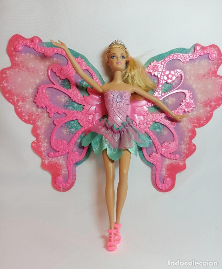 muñeca barbie hada alas magicas