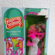 Barbie y Ken: GORGEROUS CREATURES VINTAGE. BARBIE CABALLO. MATEL MS GIDDEE YUP, 19CM. UNICA EN TODOCOLECCIÓN. Lote 229097925