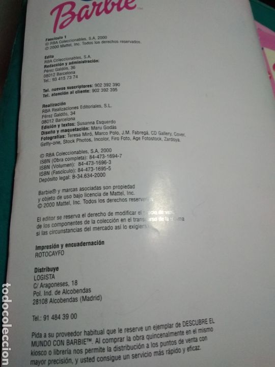 Barbie y Ken: Fasc&iacute;culos de la Barbie 1-40 - Foto 3