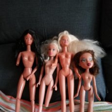 Barbie y Ken: LOTE MUÑECAS BARBIE SINDY BRATZ PARA REPARAR O APROVECHAR