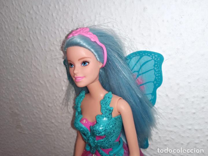 Barbie y Ken: mu&ntilde;eca Barbie hada pelo azul - Foto 2