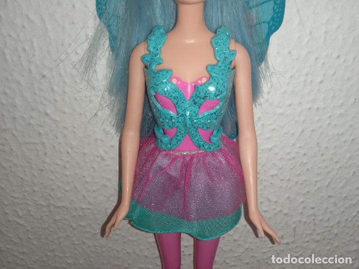 Barbie y Ken: mu&ntilde;eca Barbie hada pelo azul - Foto 4