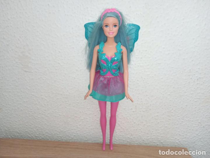 Barbie y Ken: mu&ntilde;eca Barbie hada pelo azul - Foto 6