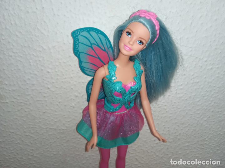Barbie y Ken: mu&ntilde;eca Barbie hada pelo azul - Foto 7