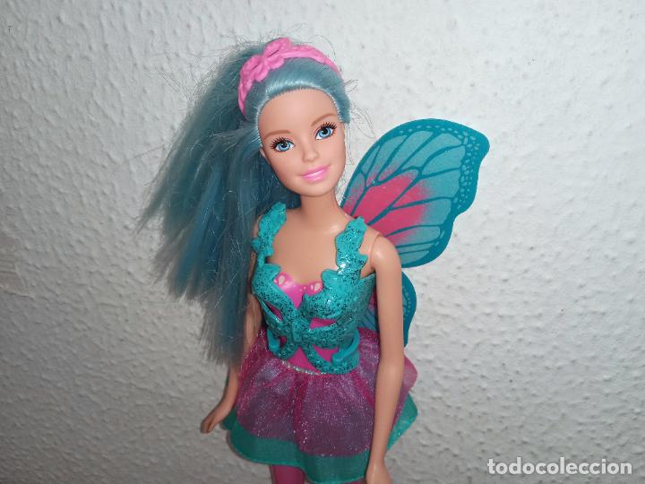 Barbie y Ken: mu&ntilde;eca Barbie hada pelo azul - Foto 8