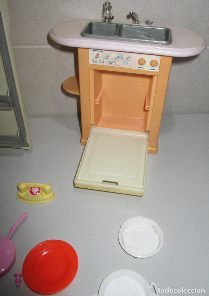 Barbie y Ken: Horno, nevera, accesorios, complementos para mu&ntilde;eca Barbie, Mattel - Foto 7