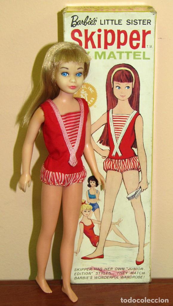 Abundantemente Pigmalión Interminable antigua muñeca skipper, de mattel - en su caja - Comprar Muñecas Barbie y  Ken Antiguas en todocoleccion - 301603968